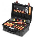 Wiha 44505 34 Piece VDE Electricians Basic Tool Set / Kit In Case