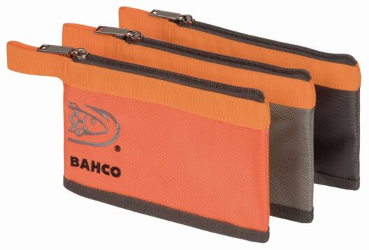 Bahco 4750FB7-01 3 Pocket Storage Zipper Pouch Bag Case - Small
