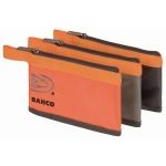 Bahco 4750FB7-01 3 Pocket Storage Zipper Pouch Bag Case - Small