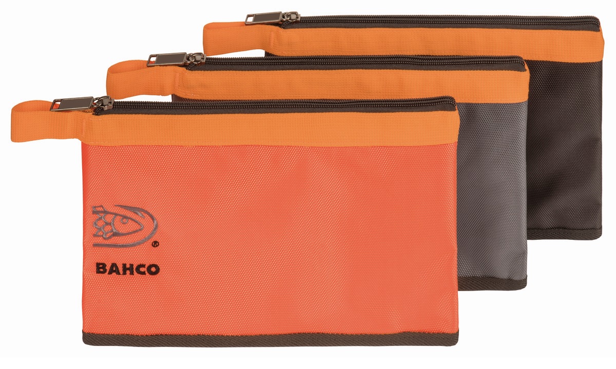Bahco 4750FB7-02 3 Pocket Storage Zipper Pouch Bag Case - Large - Image 3