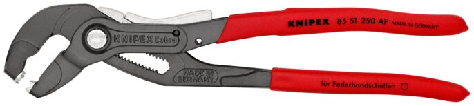 Knipex 85 51 250 AF Spring Hose Clamp Pliers 250mm (70mm Capacity)