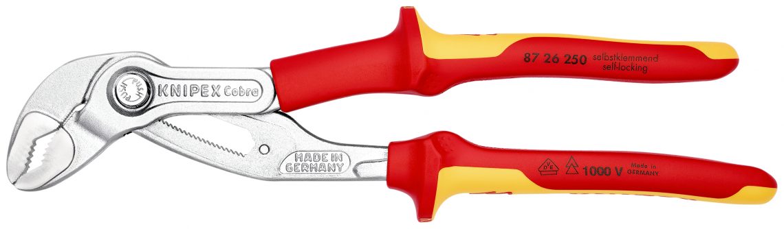 87 01 400-Gripping Capacity up to 95mm! KNIPEX No Adjustable Pliers Cobra®XL 