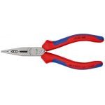 Knipex 13 02 160 Electrician's Long Nose Pliers Multi-Component Grip 160mm