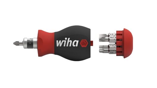 Wiha 43613 SB 3802-01 1/4" Micro Stubby Bit Holder Screwdriver & Bits