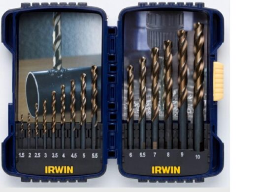 Irwin IW3031503 15 Piece HSS TurboMax Metal Drill Bit Set 1.5-10mm