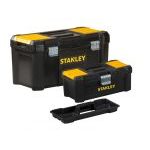 Stanley STST1-75772 Essential Tool Boxes Twin Pack 12.5" (32cm) and 19" (48cm)