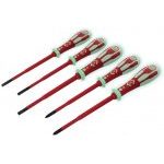 CK T49283PD Dextro VDE Slim GLO 5 Piece VDE Insulated Screwdriver Set Slotted/Pozi