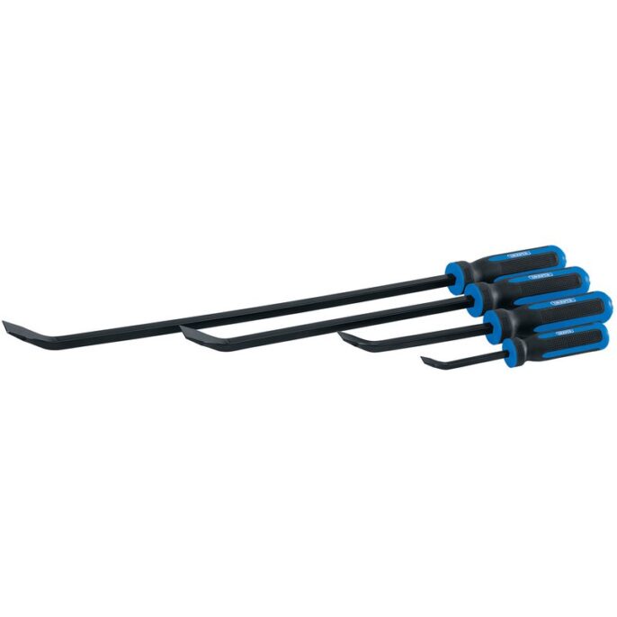 Draper 92034 4 Piece Pry Bar Set With Soft Grip Handle & Striking Cap