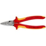 Knipex 97 78 180 VDE Insulated Crimping Pliers For End Sleeves (Ferrules) 180mm