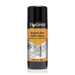 Tygris R224 Professional Bright Zinc Galve Spray 400ml Galvanising