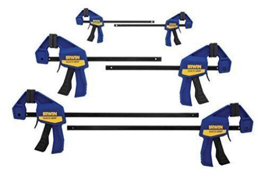 Irwin Quick-Grip One-Handed Mini Bar Clamp 6 Pack, 2 of each 4",  6", & 12",