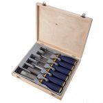 Irwin Marples 10503431 MS500 6 Piece All-Purpose Chisel Set With Striking Cap 6mm 10mm 12mm 16mm 20mm 26mm