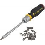 Stanley FMHT0-62690 FATMAX Ratchet Screwdriver with 12 Bits Phillips PH Pozi PZ Slotted SL