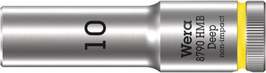 Wera 004532 8790 HMB Zyklop 3/8" Drive Deep Socket 10mm