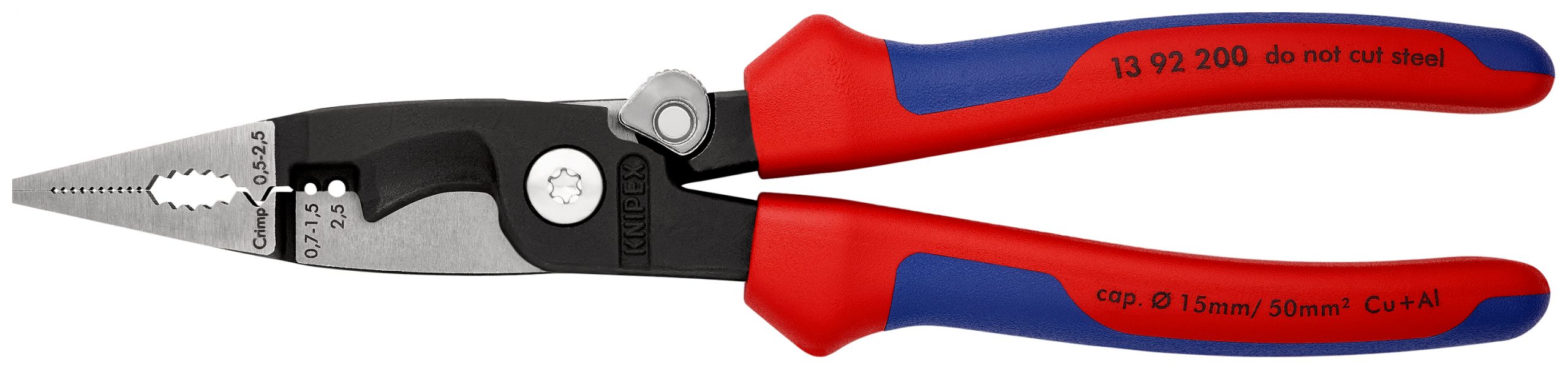 Knipex 13 92 200 MultiFunction Installation Pliers With Multi
