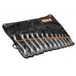 Bahco 2M/12T 12 Piece Double End Deep Offset Ring Spanner Set In Pouch 6-32mm