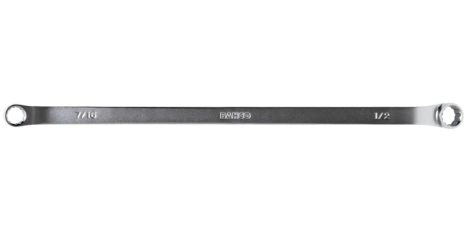 Bahco 44Z Extra Long Flat Double Ring Spanner 1/2" x 9/16" AF