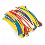 Sealey Tools HST200MC Assorted Colour and Size Heat Shrink Tubing 100 x 200mm lengths
