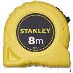 Stanley 0-30-457 8 Metre Tape Measure, Yellow/Black, 25mm Blade Width