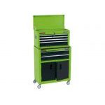 Draper 19566 6 Drawer 24" Combined Roller Cabinet & Tool Chest - Green