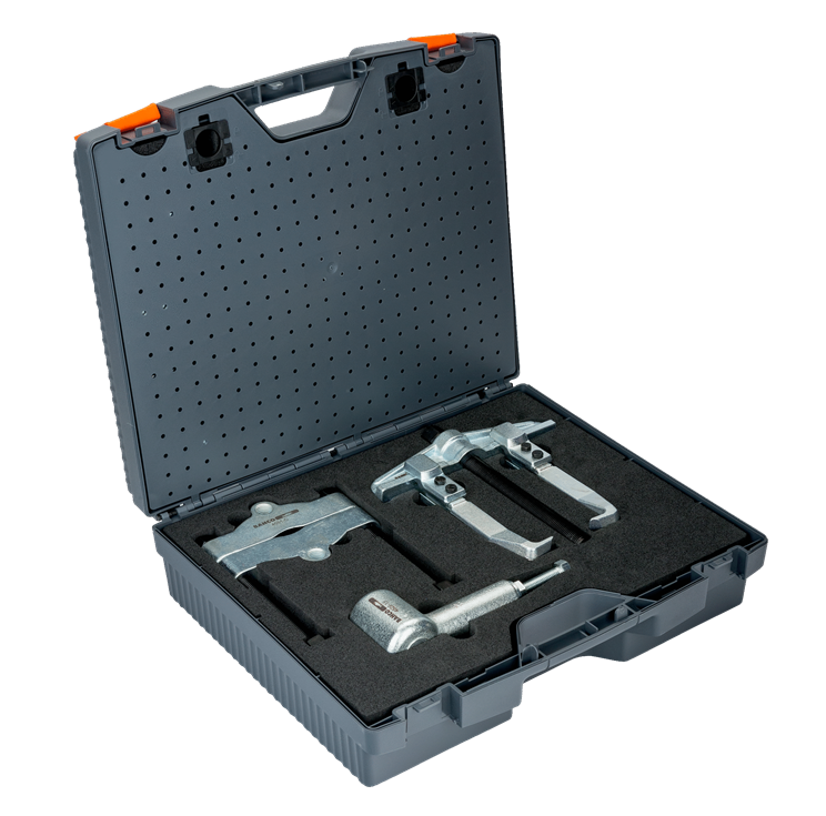 Bahco 4574 6 Piece Mechanical Pullers & Separator Set In Tool Case 25 - 160mm