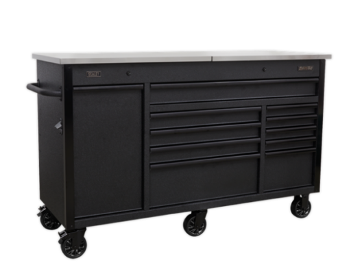 Sealey AP6310BE Mobile Tool Cabinet With Power Tool Charging Drawer - 1600mm