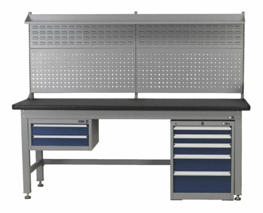 Sealey API2100COMB02 Complete Industrial Workstation &amp; Cabinet Combo - 2.1 Metre