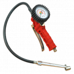 Sealey SA9312 Tyre Inflator with Pressure Gauge - Twin Push-On Connector
