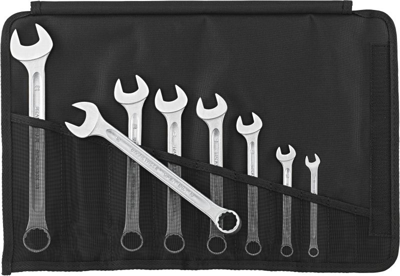Stahlwille 96838192 8-Piece Double Ended Ring Spanner Set, TCS20/8, Chrome  Plated Finish, in TCS Safety Inlays, Made in Germany: Amazon.com: Tools &  Home Improvement