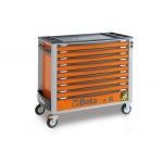 Beta C24SA-XL/9 9 Drawer Extra Long Roller Cabinet With Anti-Tilt System Orange