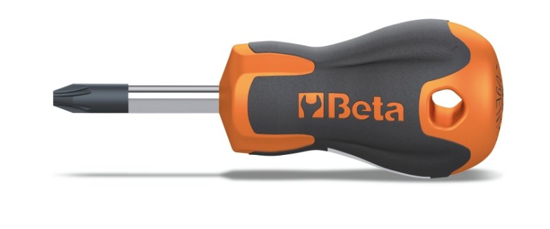 Beta 1209EN/PZ Evox Stubby Pozi Screwdriver PZ2 x 30mm
