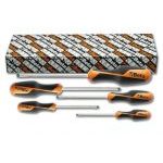 Beta 1264/S5 Grip 5 Piece Slotted Parallel Screwdriver Set
