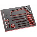 Facom MODM.601SLS 9 Piece Tethered 9 Piece Cutting and Measuring Set Supplied in Foam Module Tray