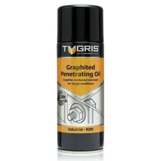 Tygris R209 Graphited Penetrating Oil Spray - 400ml Aerosol