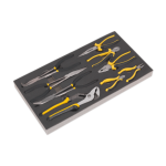 Siegen by Sealey S01129 Tool Tray with Pliers Set 9pc