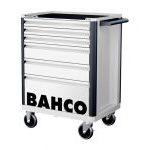 Bahco 1472K6WHITE E72 6 Drawer 26" Mobile Roller Cabinet White