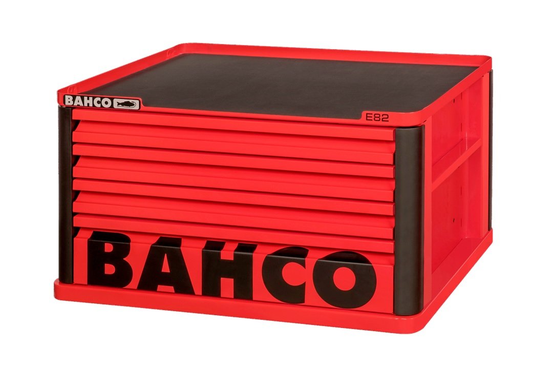Bahco 1482K4RED E82 4 Drawer Top Chest Tool Box for E72 Roll Cabs - Red