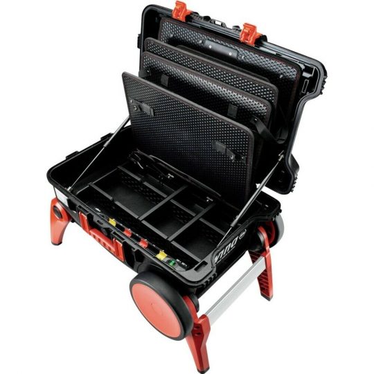 Wiha XXL III 44129 Electrical Contractors Rolling Tool Box / Case