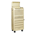 Sealey AP28COMBO2 Retro Style Topchest, Mid-Box &; Roll Cab Combination 10 Drawer Cream