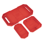 Sealey APNST4 Flexible Tool Trays Non-Slip - Pack of 3