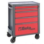 Beta RSC24/5 5 Drawer Mobile Roller Cabinet Red