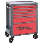 Beta RSC24/6 6 Drawer Mobile Roller Cabinet Red
