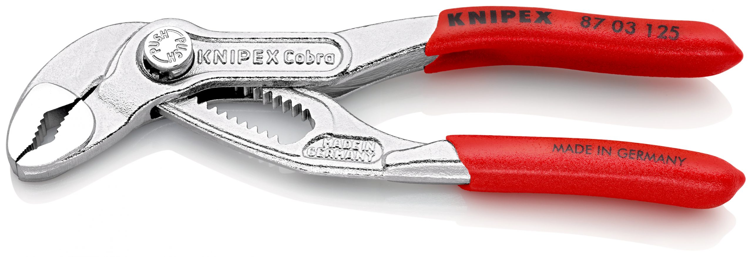 Knipex 87 03 125 Cobra® Hightech Waterpump Pliers Chrome Plated 125mm