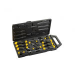 Stanley Cushion Grip 2-65-014 10 Piece Screwdriver Set Slotted & Pozi