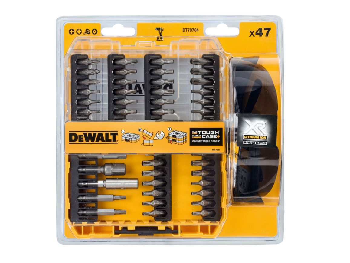 Dewalt DT70704 47 Piece Screwdriver Bit Set & Safety Glasses Torx Pozi Phillips Tamper Torx - Image 2