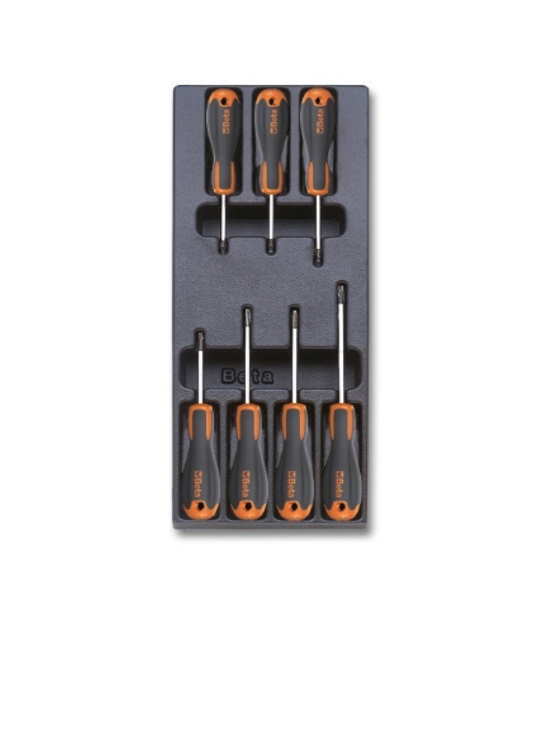 Beta Tools T215 7 Piece Torx Screwdriver Set Supplied In Thermoformed Tray/Mo... 