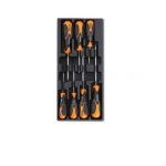 Beta T227 7 Piece Slotted/Phillips Screwdriver Set in Plastic Module Tray