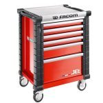 Facom JET.6M3A 6 Drawer Mobile Roller Cabinet - Red