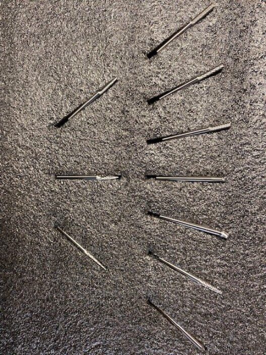 Presto 10 Piece Mixed Shape Carbide Rotary Burr Set, 3mm Shaft for Die Grinders