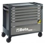 Beta RSC24AXL/7-A 7 Drawer Extra Long Mobile Roller Cabinet With Anti-Tilt System - Anthracite Grey